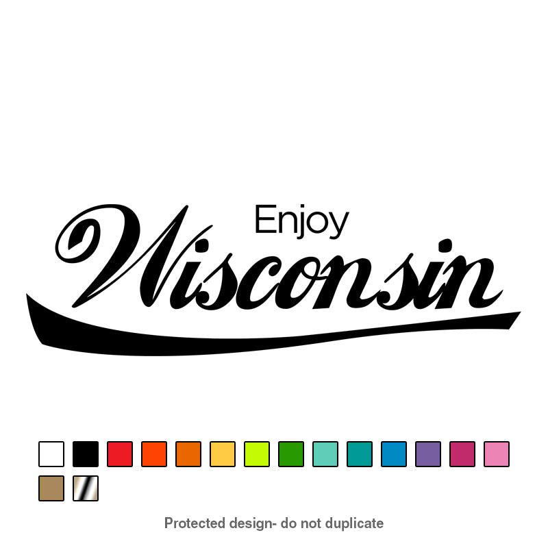 Enjoy Wisconsin Decal