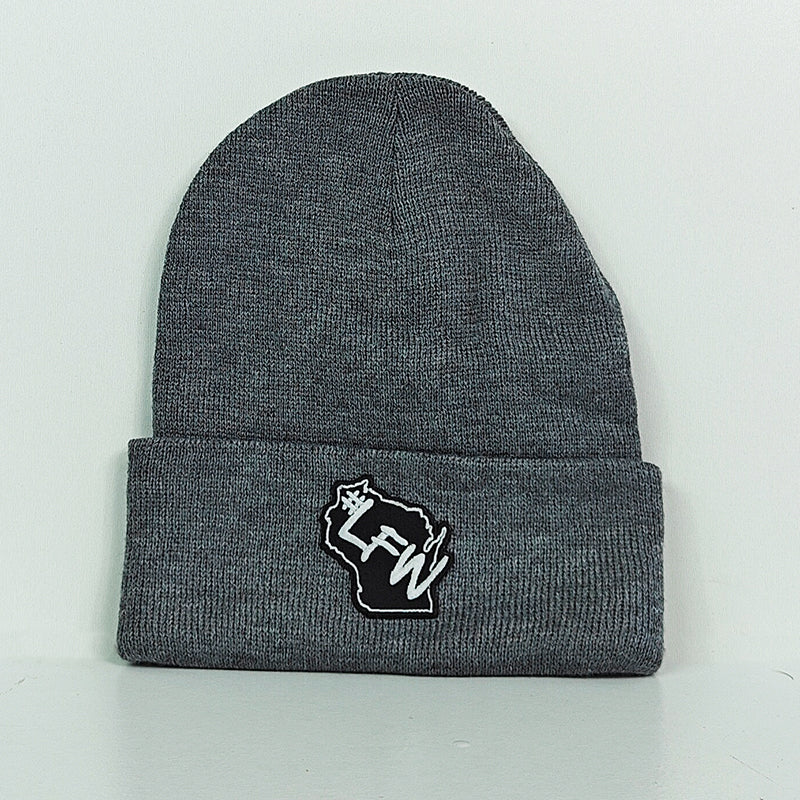 State Logo Gray Beanie