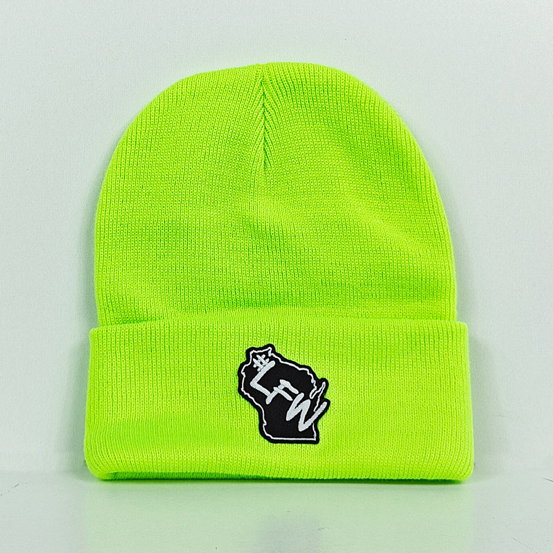 State Logo Safety Yellow Beanie