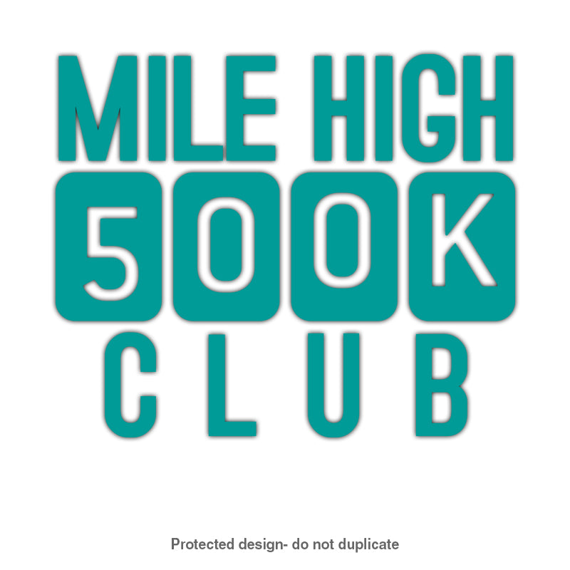500k Mile High Decal