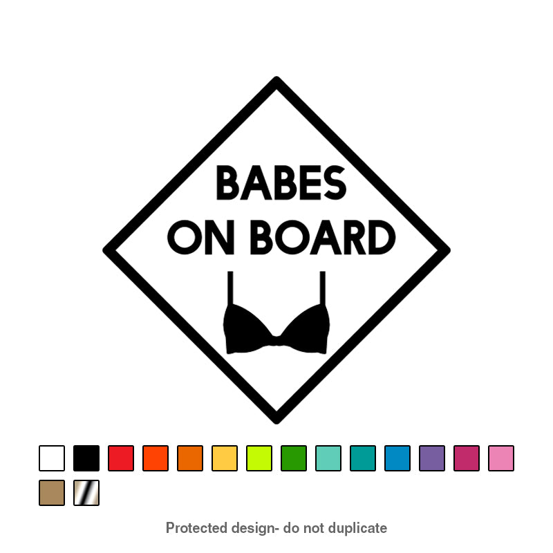 Babes On Board Decal