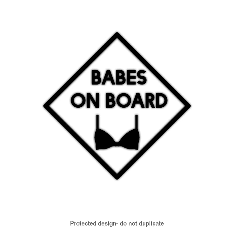 Babes On Board Decal