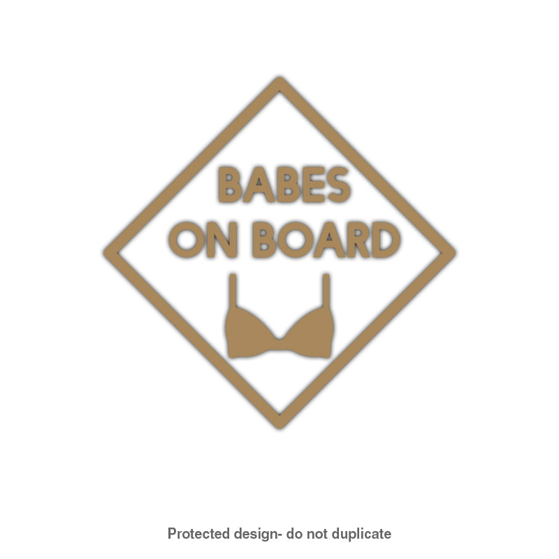 Babes On Board Decal