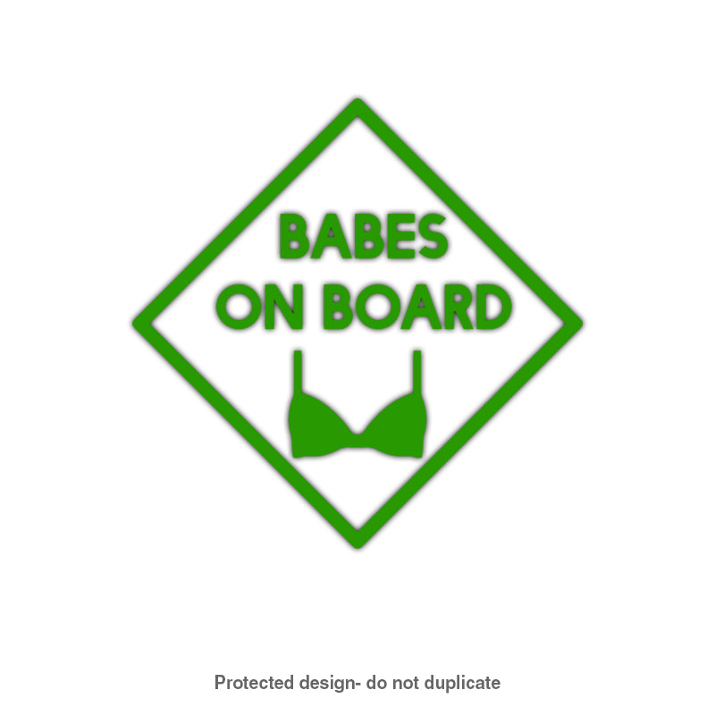 Babes On Board Decal