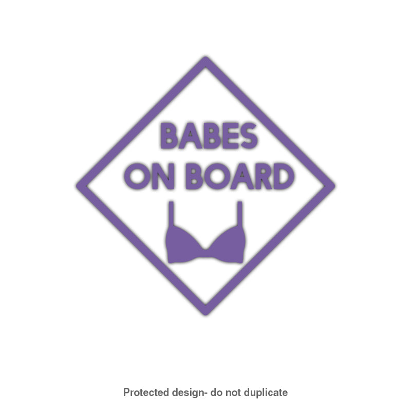 Babes On Board Decal