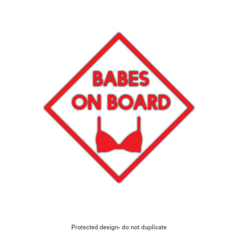 Babes On Board Decal