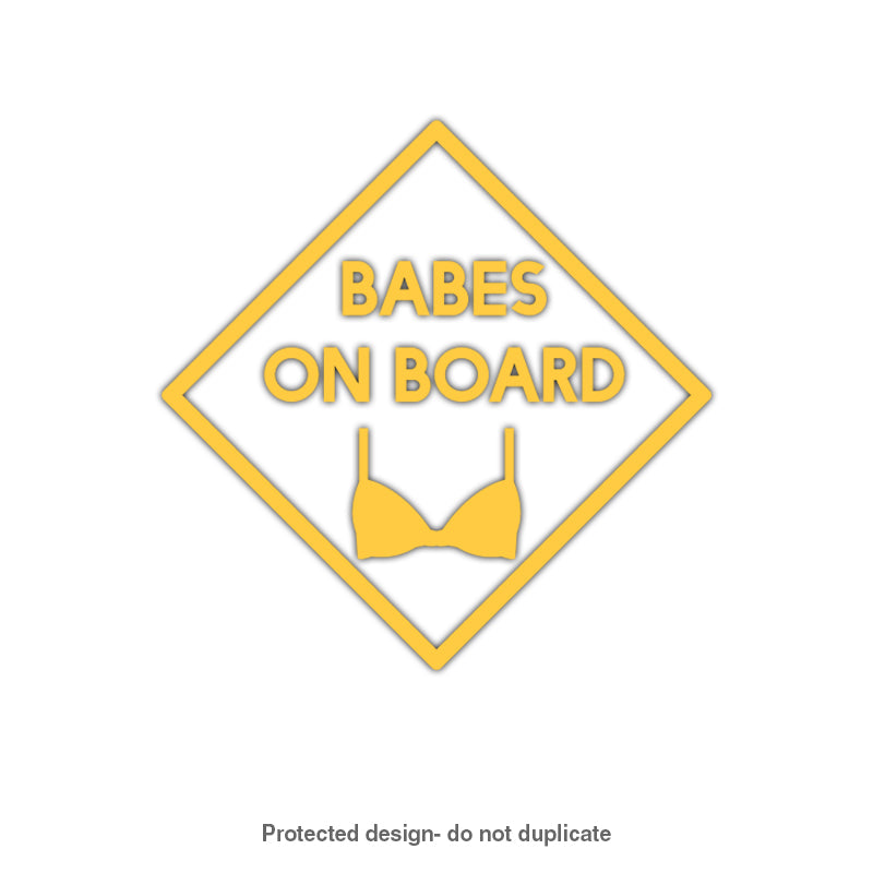 Babes On Board Decal