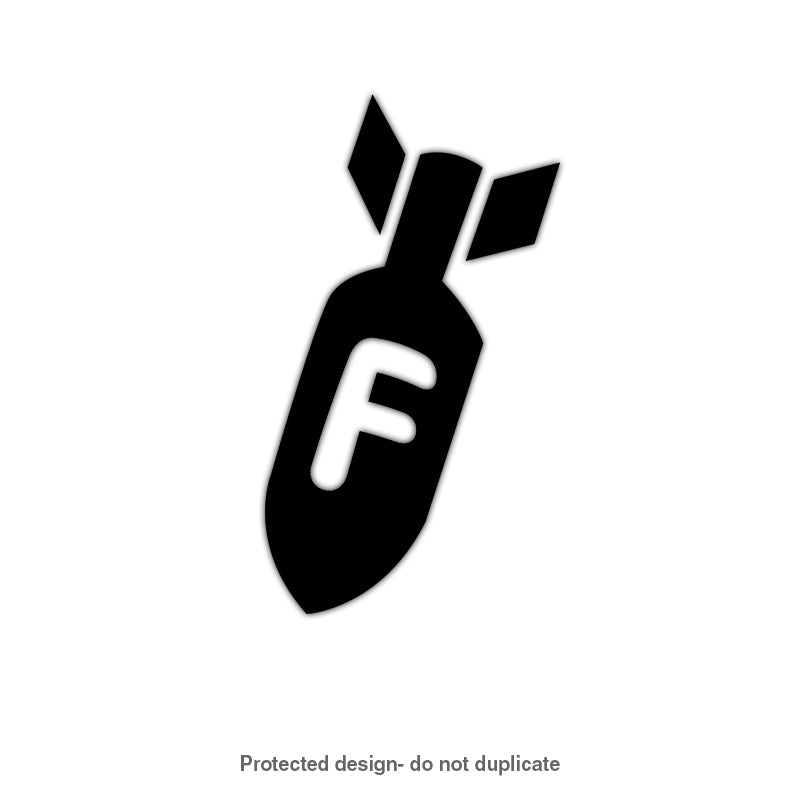 F Bomb Decal