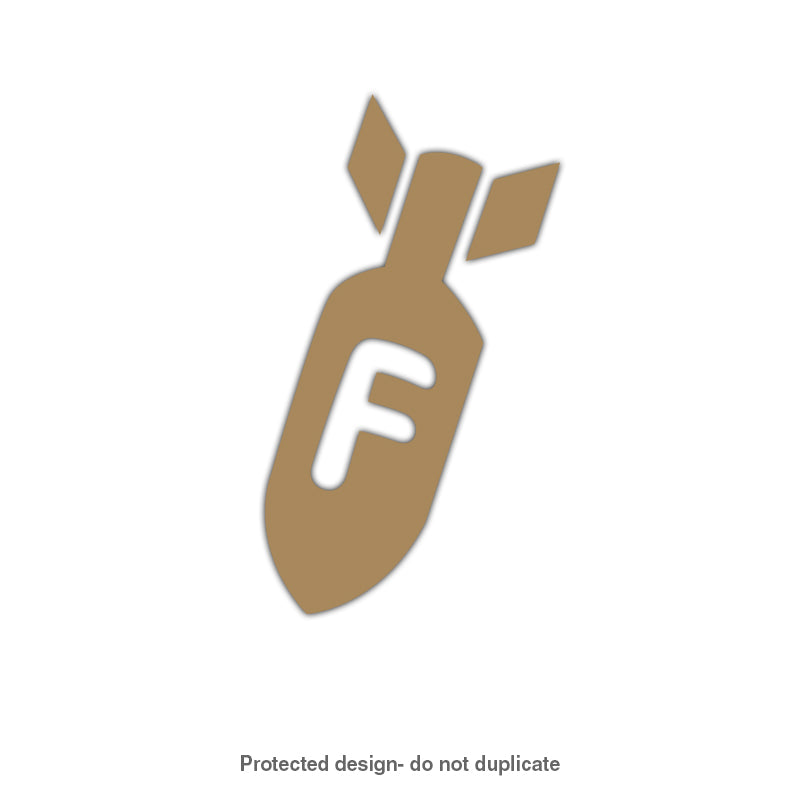 F Bomb Decal