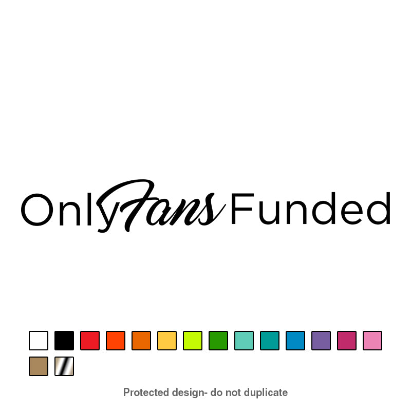 OF Funded Decal