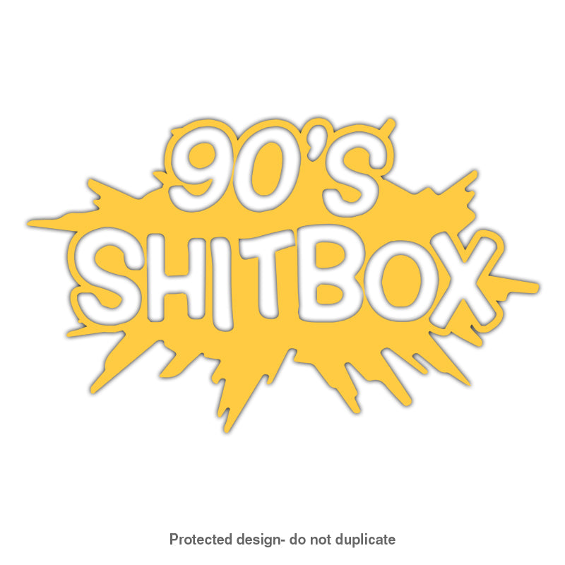 90's Shitbox Decal