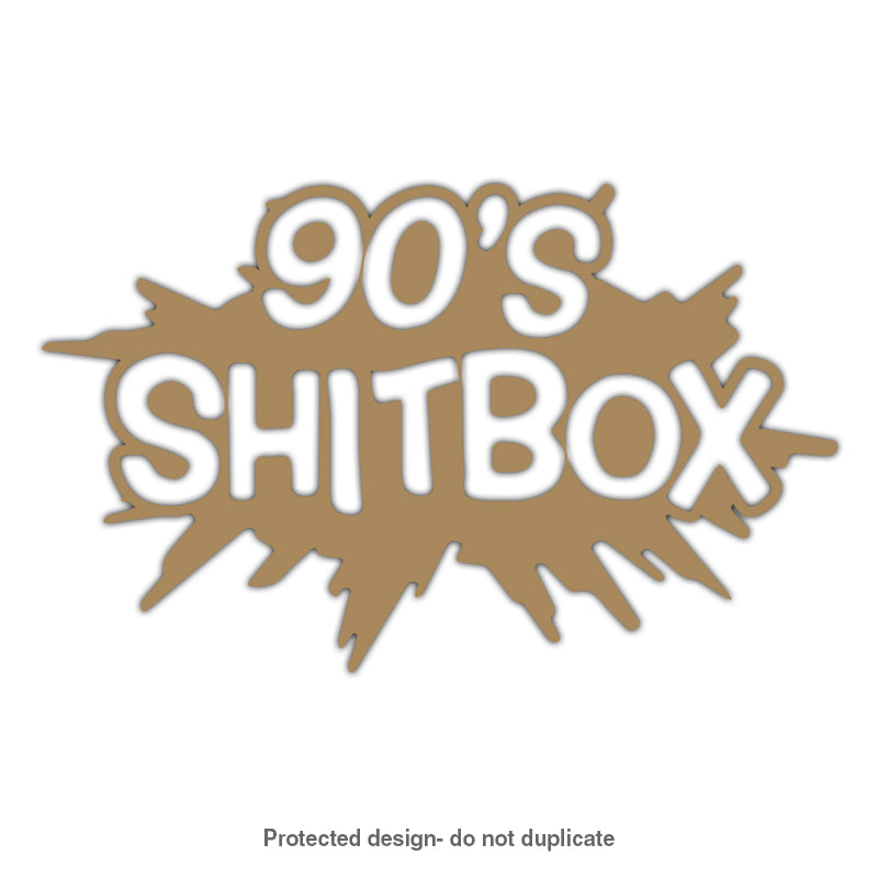 90's Shitbox Decal