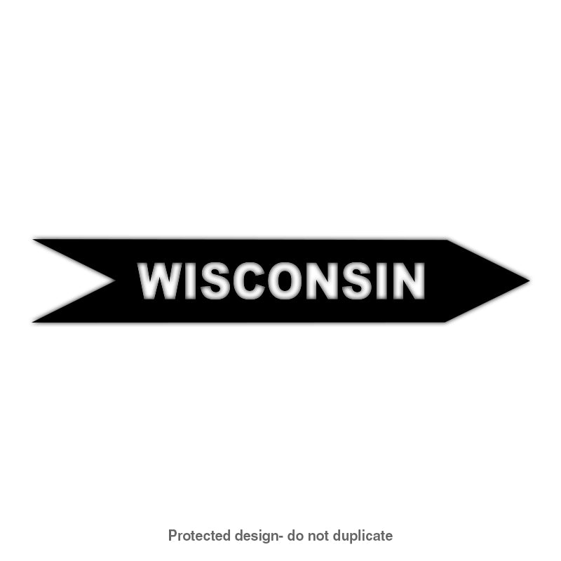 WI Trail Sign Decal