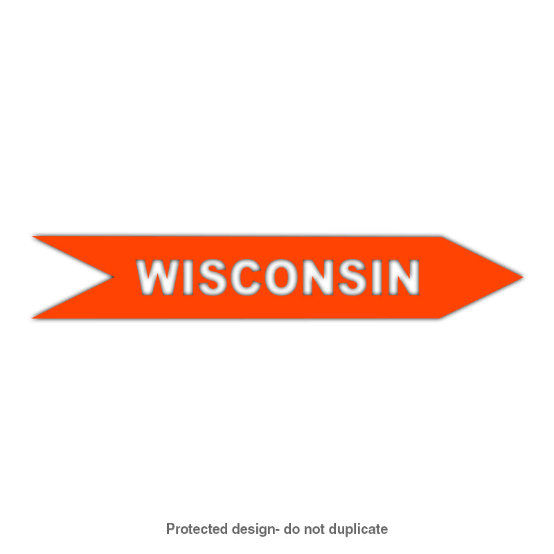 WI Trail Sign Decal