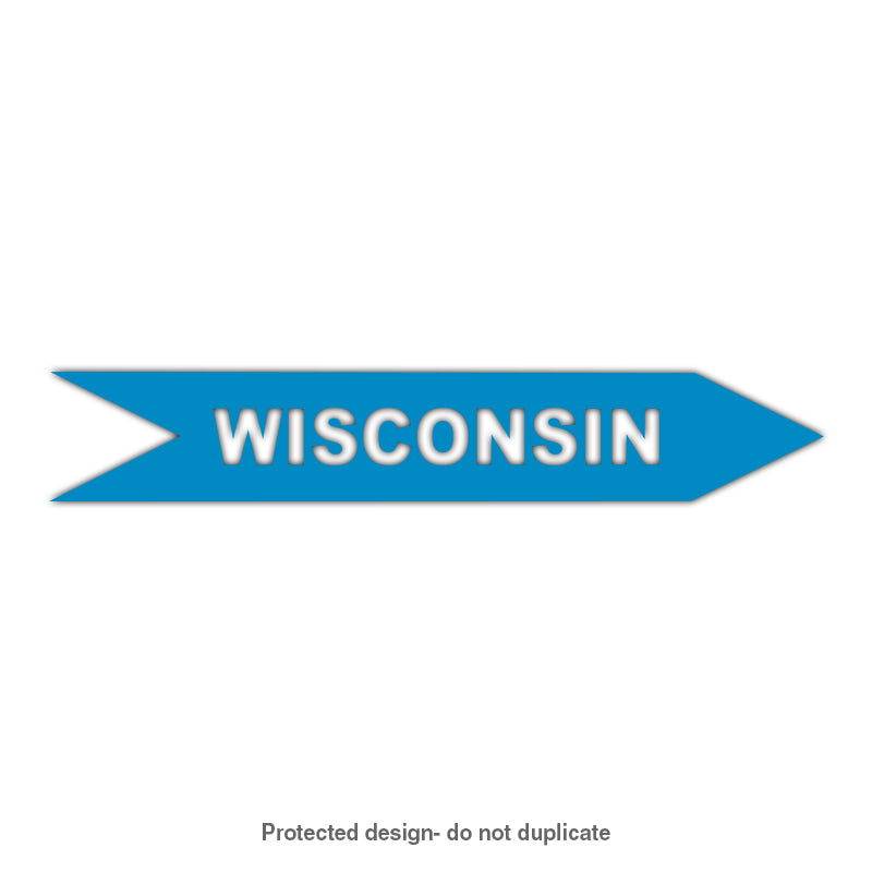 WI Trail Sign Decal