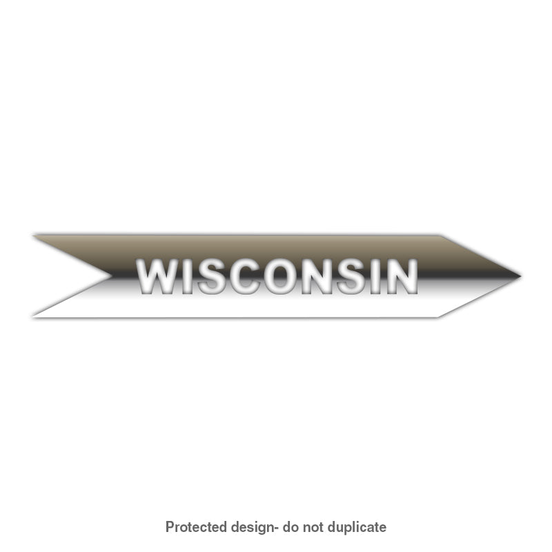 WI Trail Sign Decal