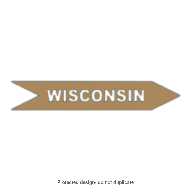 WI Trail Sign Decal