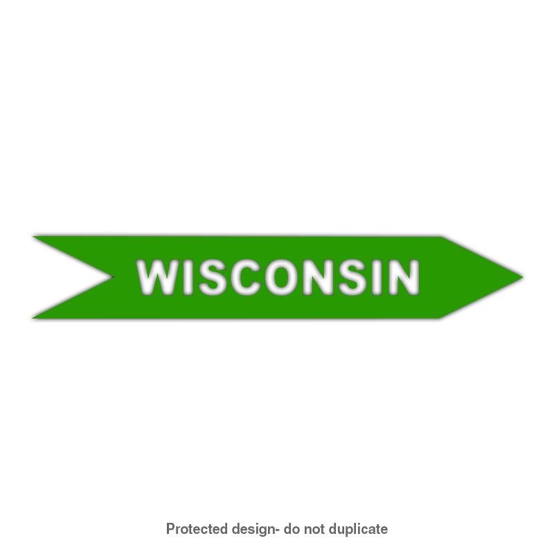 WI Trail Sign Decal