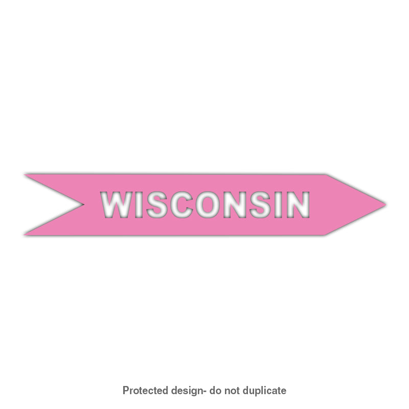 WI Trail Sign Decal