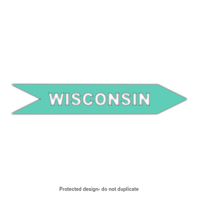 WI Trail Sign Decal