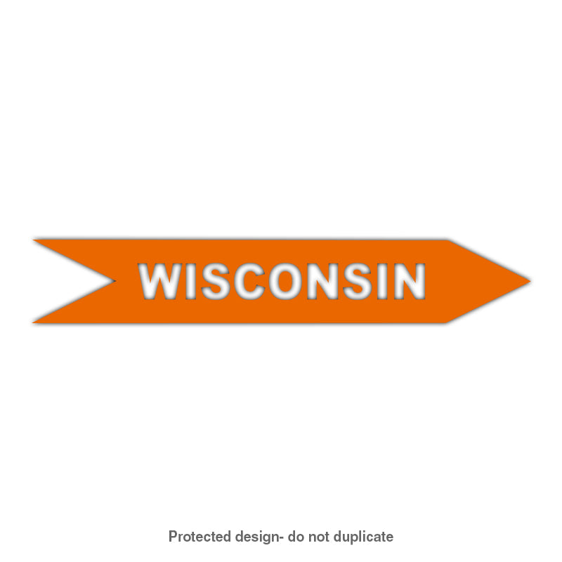 WI Trail Sign Decal