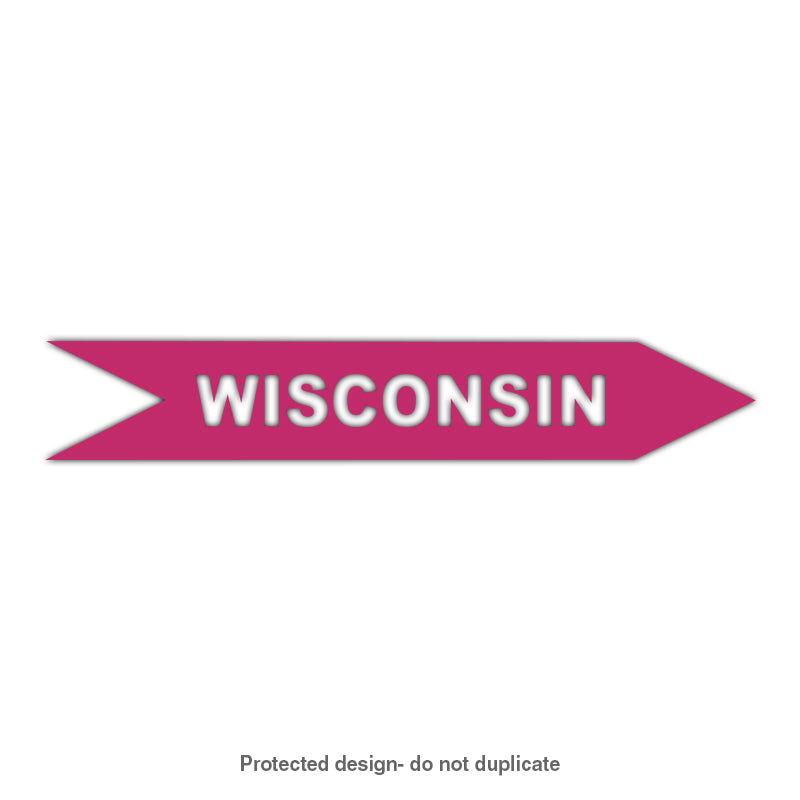 WI Trail Sign Decal