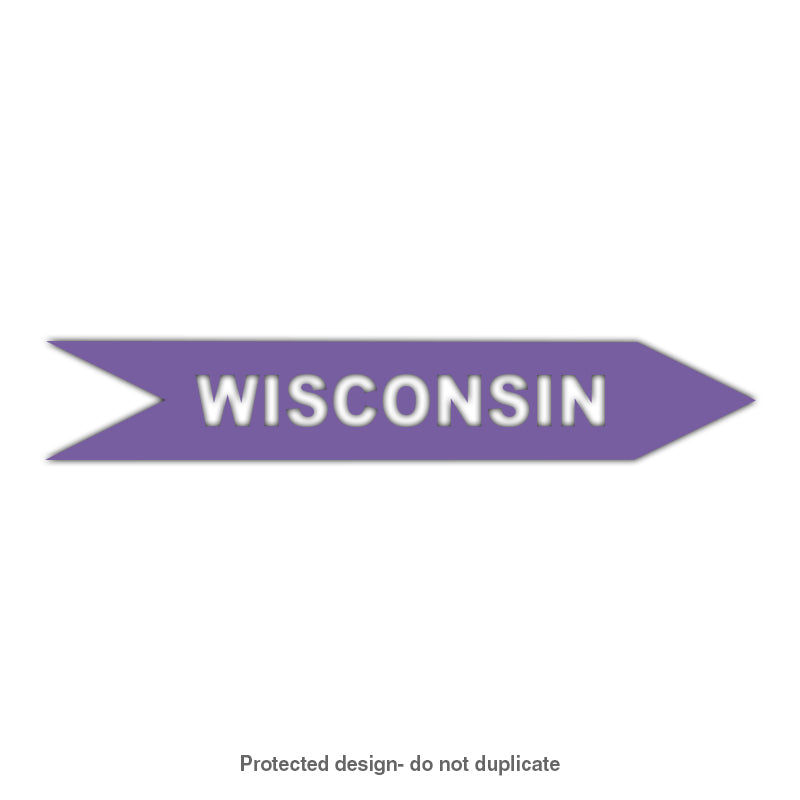 WI Trail Sign Decal