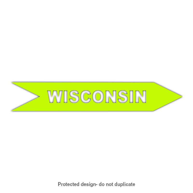 WI Trail Sign Decal