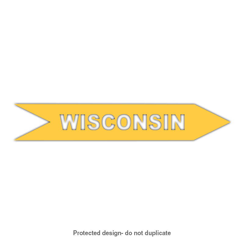 WI Trail Sign Decal