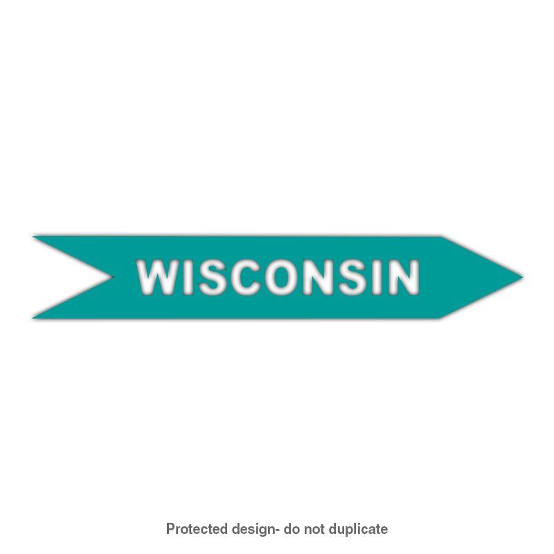 WI Trail Sign Decal