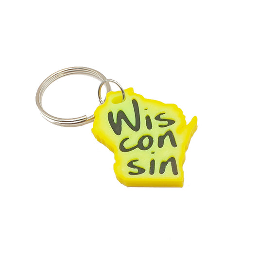 Wisconsin Keychain (LFW Gradient)