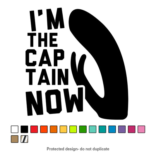 I'm The Captain Decal