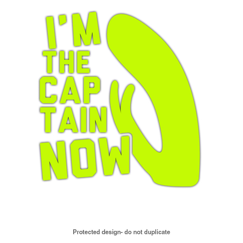 I'm The Captain Decal