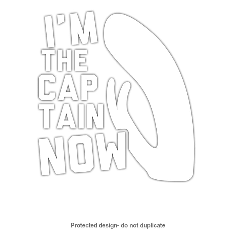 I'm The Captain Decal