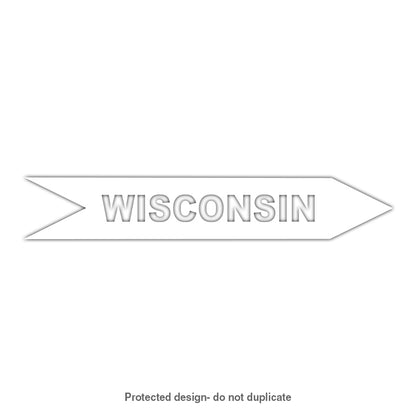 WI Trail Sign Decal